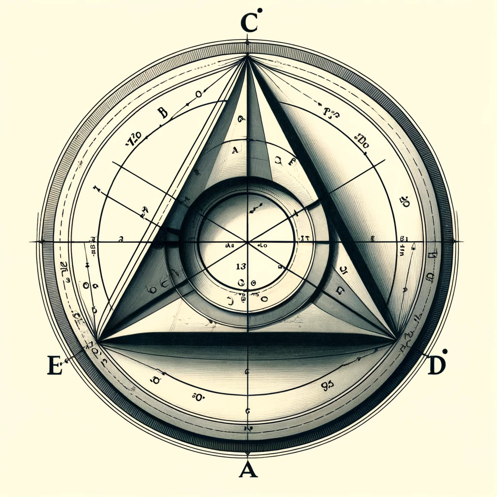 Triangle Équilatéral et Tangentes dans un Cercle